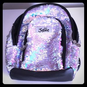 Flip sequin justice bag